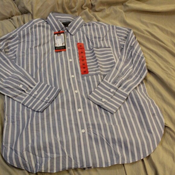 Banana Republic Ladies Button Front Shirt Blue Size Medium - Picture 2 of 4